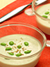 豆腐と枝豆の冷製白ゴマポタージュスープ
